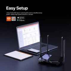 Routeur Tenda AC1200 Dual Band WiFi Haut Débit & Contrôle Parental