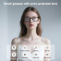 Lunettes Intelligentes Unisexes Bluetooth IPX5, Audio, Anti-Lumière Bleue, Lunettes Polarisées avec Haut-Parleur Ouvert Lunettes Intelligentes Unisexes Bluetooth IPX5, Audio, Anti-Lumière Bleue, Lunettes Polarisées avec Haut-Parleur Ouvert