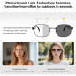 Lunettes Intelligentes Unisexes, Bluetooth, Anti-Lumière Bleue, Photochromiques et Polarisées avec Audio Lunettes Intelligentes Unisexes, Bluetooth, Anti-Lumière Bleue, Photochromiques et Polarisées avec Audio