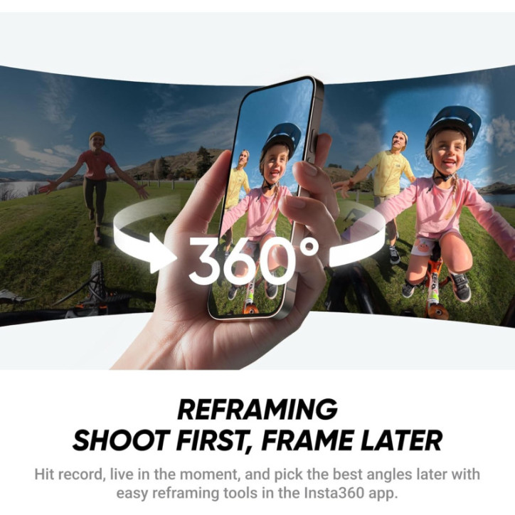 Insta360 X4 Air Starter Bundle - Caméra 360 8K légère 165g, Stick Invisible, Objectifs Remplaçables, Stabilisation FlowState Insta360 X4 Air Starter Bundle - Caméra 360 8K légère 165g, Stick Invisible, Objectifs Remplaçables, Stabilisation FlowState