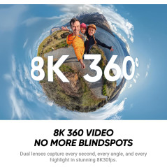 Insta360 X4 Air : Caméra 360 8K légère avec stabilisation AI