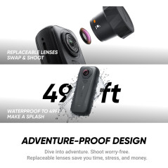 Insta360 X4 Air : Caméra 360 8K légère avec stabilisation AI