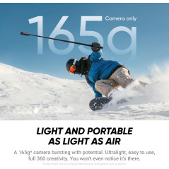 Insta360 X4 Air Bundle: Lightweight 8K 360 Camera with Stabilization