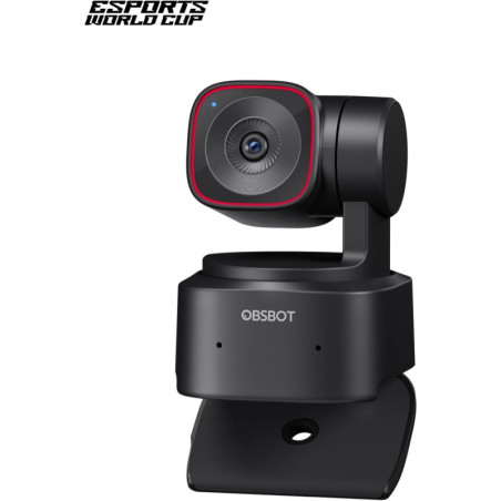 OBSBOT Tiny 2 Lite 4K AI Tracking PTZ Webcam with Gesture Control, 60 FPS, HDR, Mic for PC & Laptop