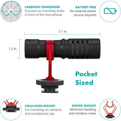 Micro Movo VXR10 Universel pour DSLR, iPhone & Android