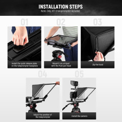 NEEWER Teleprompter X17 II 17 HD avec Télécommande RT113