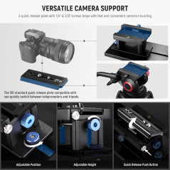 NEEWER Teleprompter X17 II 17 HD with RT113 Remote & Upgraded Mount