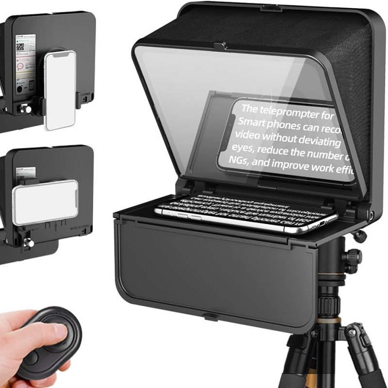 LENSGO TC7S : Téléprompteur Portable Mini pour Smartphone