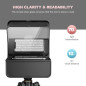 LENSGO TC7S Portable Mini Teleprompter for Phone with Remote, App Compatible for iPhone & Android LENSGO TC7S Portable Mini Teleprompter for Phone with Remote, App Compatible for iPhone & Android