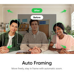 Insta360 Link 2C : Webcam 4K HDR, Auto Framing & Micro AI