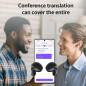 Écouteurs Traducteurs AI NE20 Bluetooth 6.0 avec Écran Tactile LCD, Traduction Temps Réel 148 Langues Écouteurs Traducteurs AI NE20 Bluetooth 6.0 avec Écran Tactile LCD, Traduction Temps Réel 148 Langues