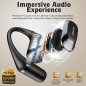 Open Ear Bluetooth Headphones 5.4 with Ergonomic Earhook, Touch Control, 40H Playtime, IPX6 Waterproof (Black) Open Ear Bluetooth Headphones 5.4 with Ergonomic Earhook, Touch Control, 40H Playtime, IPX6 Waterproof (Black)
