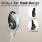 Open Ear Bluetooth Headphones 5.4 with Ergonomic Earhook, Touch Control, 40H Playtime, IPX6 Waterproof (Black) Open Ear Bluetooth Headphones 5.4 with Ergonomic Earhook, Touch Control, 40H Playtime, IPX6 Waterproof (Black)