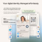 Popl Smart NFC Business Card – Sleek Digital Card with Instant App-Free Sharing, Customizable, Black Popl Smart NFC Business Card – Sleek Digital Card with Instant App-Free Sharing, Customizable, Black
