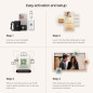 Popl Smart NFC Business Card – Sleek Digital Card with Instant App-Free Sharing, Customizable, Black Popl Smart NFC Business Card – Sleek Digital Card with Instant App-Free Sharing, Customizable, Black