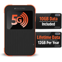 Solis Pro : Hotspot 5G Portable + Power Bank avec 22GB Data