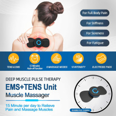 Mini Massager Rechargeable TENS pour Soulagement Musculaire