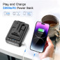 TechGlow Foldable Cellphone Stand with Bluetooth Speaker & Power Bank – Cool Tech Gift for Men, Women & Teens TechGlow Foldable Cellphone Stand with Bluetooth Speaker & Power Bank – Cool Tech Gift for Men, Women & Teens