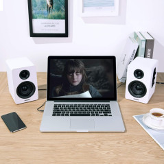 Sanyun SW208 3 Bluetooth 5.0 Bookshelf Speakers – 60W, 3D Sound