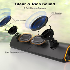 Enceintes Bluetooth SOULION R50 PC, LED & Son Surround