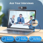 EMEET C980 PRO 3-in-1 4K Webcam with Mic, Speaker, 60°-98° Wide Angle, Noise Cancel Mics, Privacy Cover EMEET C980 PRO 3-in-1 4K Webcam with Mic, Speaker, 60°-98° Wide Angle, Noise Cancel Mics, Privacy Cover
