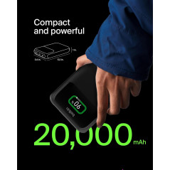 Chargeur Portable Belkin 20000mAh 65W USB-C & USB-A Noir