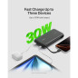 Belkin Power Bank 20000mAh 30W avec câble intégré, charge rapide USB-C, compatible iPhone 17 & Galaxy S25 noir Belkin Power Bank 20000mAh 30W avec câble intégré, charge rapide USB-C, compatible iPhone 17 & Galaxy S25 noir