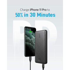 Anker PowerCore Essential 20000 PD 18W Banque d'Énergie USB-C 20,000mAh pour iPhone 12/Samsung