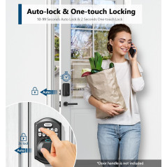 TEEHO TE002 Fingerprint Door Lock - Smart Keyless Entry Deadbolt