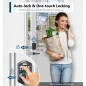 TEEHO TE002 Fingerprint Keyless Door Lock with Electronic Keypad, Auto Lock, Matte Black, Easy Install TEEHO TE002 Fingerprint Keyless Door Lock with Electronic Keypad, Auto Lock, Matte Black, Easy Install