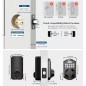 TEEHO TE002 Fingerprint Keyless Door Lock with Electronic Keypad, Auto Lock, Matte Black, Easy Install TEEHO TE002 Fingerprint Keyless Door Lock with Electronic Keypad, Auto Lock, Matte Black, Easy Install