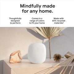 Google Nest WiFi Pro 6E - Kit 3 Routeurs Mesh Blanc Neige