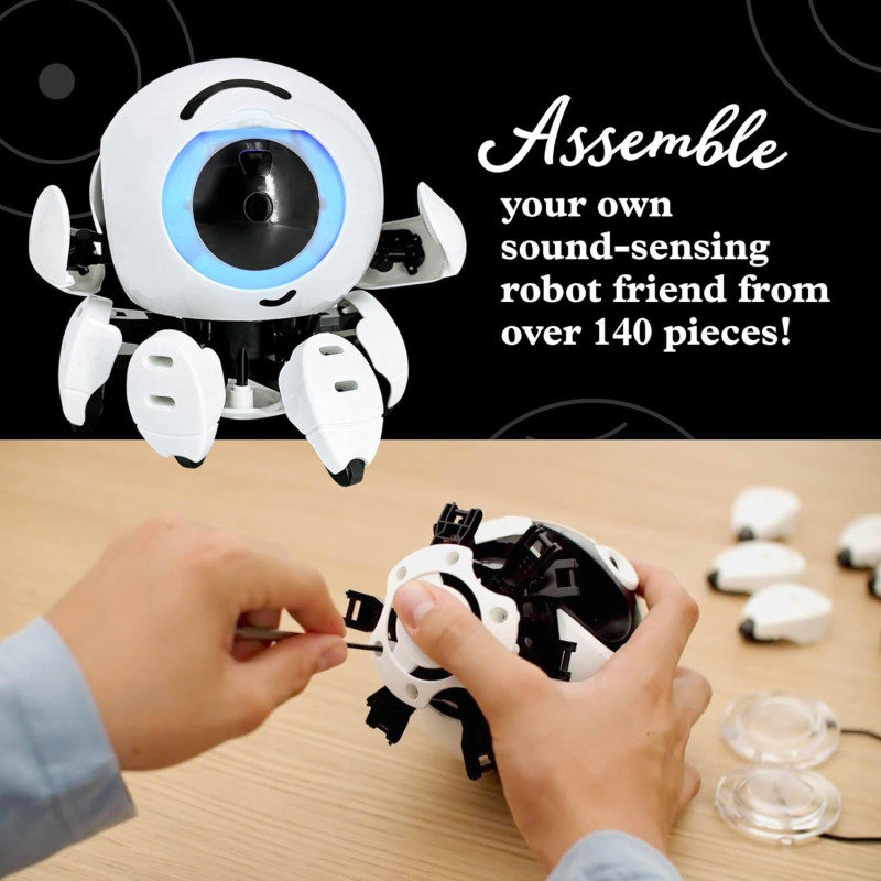 Thames & Kosmos Hero: Sound-Sensing Robot STEM Kit for Kids' Learning