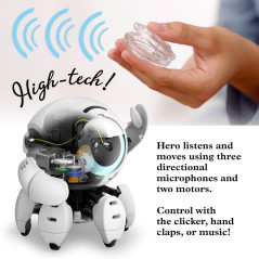 Thames & Kosmos Hero: Sound-Sensing Robot STEM Kit for Kids' Learning