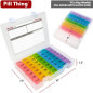 7 Times a Day Weekly Pill Organizer with Medication Schedule & Lifetime Medisafe App Subscription 7 Times a Day Weekly Pill Organizer with Medication Schedule & Lifetime Medisafe App Subscription