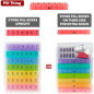 7 Times a Day Weekly Pill Organizer with Medication Schedule & Lifetime Medisafe App Subscription 7 Times a Day Weekly Pill Organizer with Medication Schedule & Lifetime Medisafe App Subscription