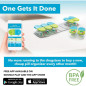 Sagely Smart XL Weekly Pill Organizer - AM/PM Twice Daily, Travel Containers & Free Reminder App Sagely Smart XL Weekly Pill Organizer - AM/PM Twice Daily, Travel Containers & Free Reminder App