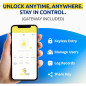 LOCKSTAR® Serrure Intelligente sans Clé • App, Empreinte, Code, Carte, Clé, Compatible Maison Connectée LOCKSTAR® Serrure Intelligente sans Clé • App, Empreinte, Code, Carte, Clé, Compatible Maison Connectée