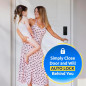 LOCKSTAR® Serrure Intelligente sans Clé • App, Empreinte, Code, Carte, Clé, Compatible Maison Connectée LOCKSTAR® Serrure Intelligente sans Clé • App, Empreinte, Code, Carte, Clé, Compatible Maison Connectée