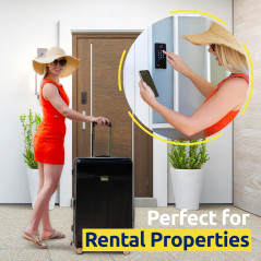 LOCKSTAR® Serrure Intelligente • Entrée Sans Clé • APP & Empreinte