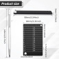 Hotop 2 Portefeuilles Crypto + 1 Stylo Marqueur Métal, Stockage Froid Compatible Bip39 (Noir)