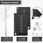 Hotop 2 Portefeuilles Crypto + 1 Stylo Marqueur Métal, Stockage Froid Compatible Bip39 (Noir)