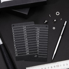 Hotop Portefeuilles Crypto & Stylo Marquage Métal Bip39 Noir