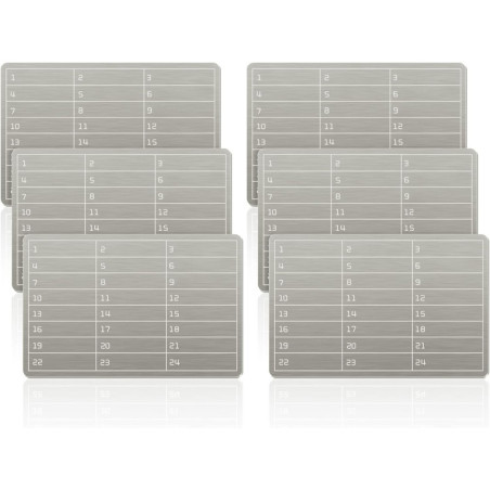 6-Plate Steel Crypto Wallet for Bitcoin Seed Storage & Cold Backup