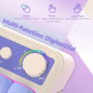 Clavier AULA 99 touches Tri-Mode Bluetooth/2.4GHz/USB-C RGB rétroéclairage media knob pour gaming - Violet Clavier AULA 99 touches Tri-Mode Bluetooth/2.4GHz/USB-C RGB rétroéclairage media knob pour gaming - Violet