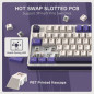 Clavier mécanique RK ROYAL KLUDGE S98 96%, écran intelligent, molette, sans fil BT/2.4G/USB-C, 98 touches, hot-swappable Clavier mécanique RK ROYAL KLUDGE S98 96%, écran intelligent, molette, sans fil BT/2.4G/USB-C, 98 touches, hot-swappable