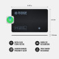 Ridge Wallet Tracker Card - Carte de Suivi Tile Slim Compatible Apple Find My, Localisateur Étanche IP68 Ridge Wallet Tracker Card - Carte de Suivi Tile Slim Compatible Apple Find My, Localisateur Étanche IP68