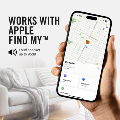 Carte Tracker Ridge Wallet compatible Apple Find My, IP68