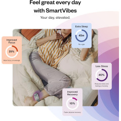 Apollo Neuro Twilight - Appareil Anti-Stress & Sommeil + Abonnement 12 Mois SmartVibes AI