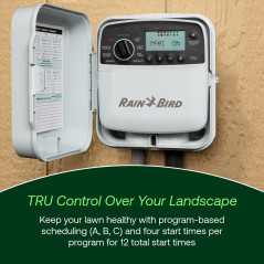 Contrôleur d'Irrigation Rain Bird TRU8O WiFi 8 Zones